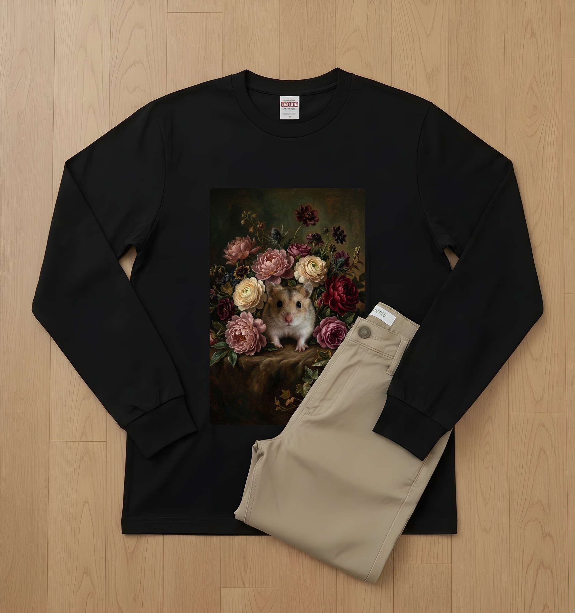 ロボロフスキーハムスターの長袖Tシャツ 2枚目