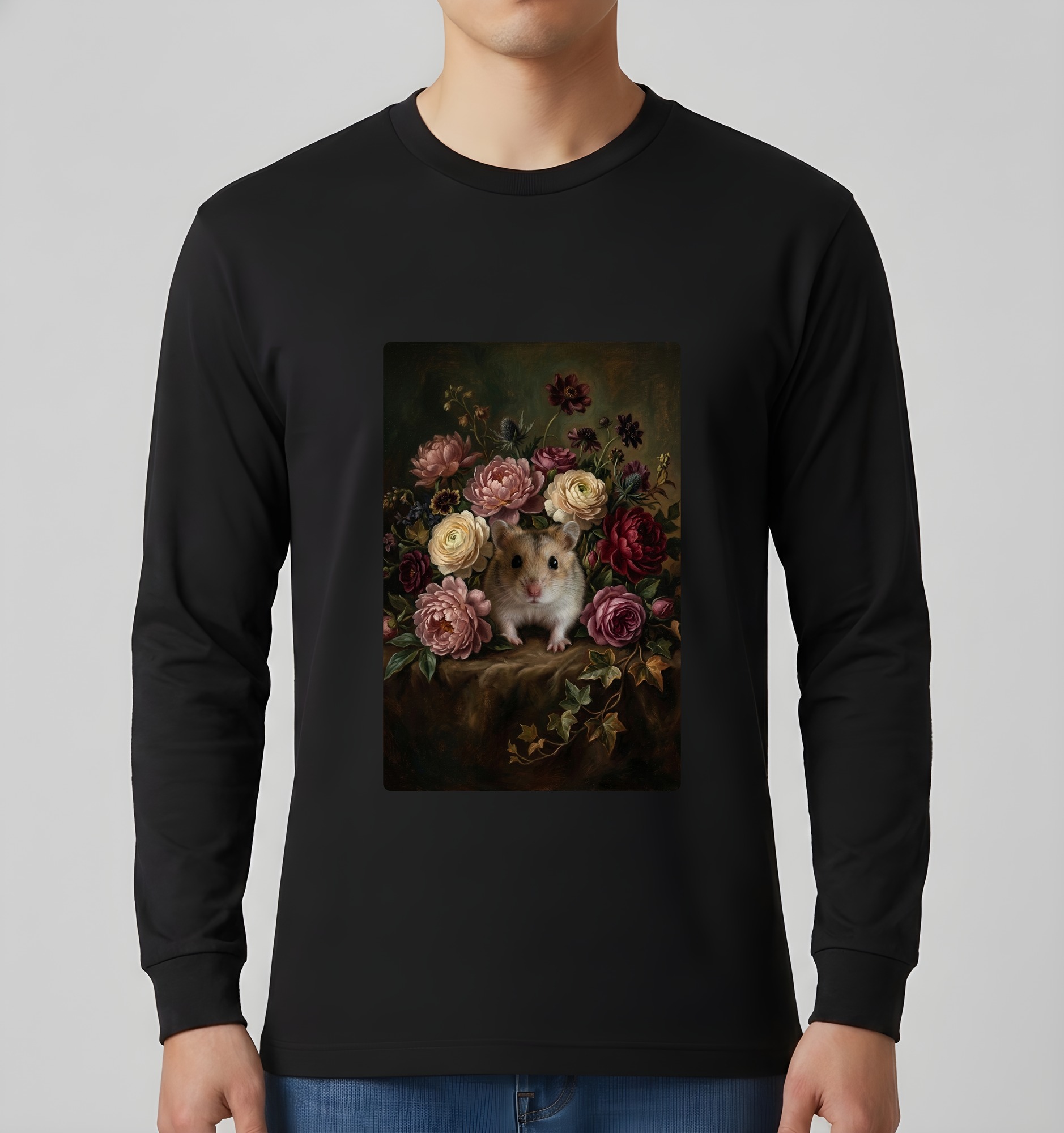 ロボロフスキーハムスターの長袖Tシャツ 3枚目