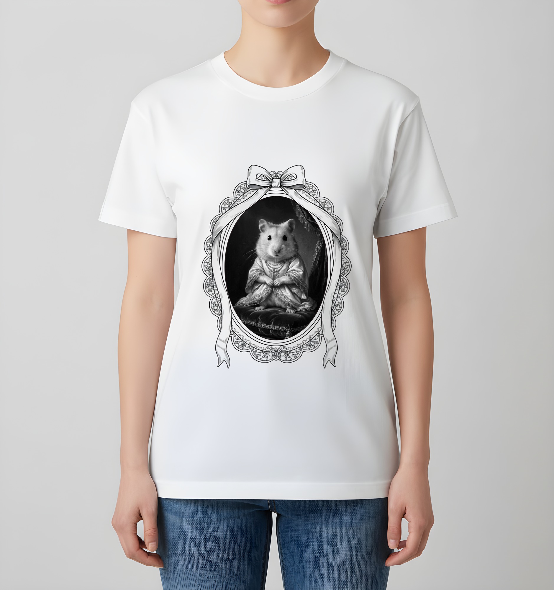 プディングハムスターのTシャツ 4枚目