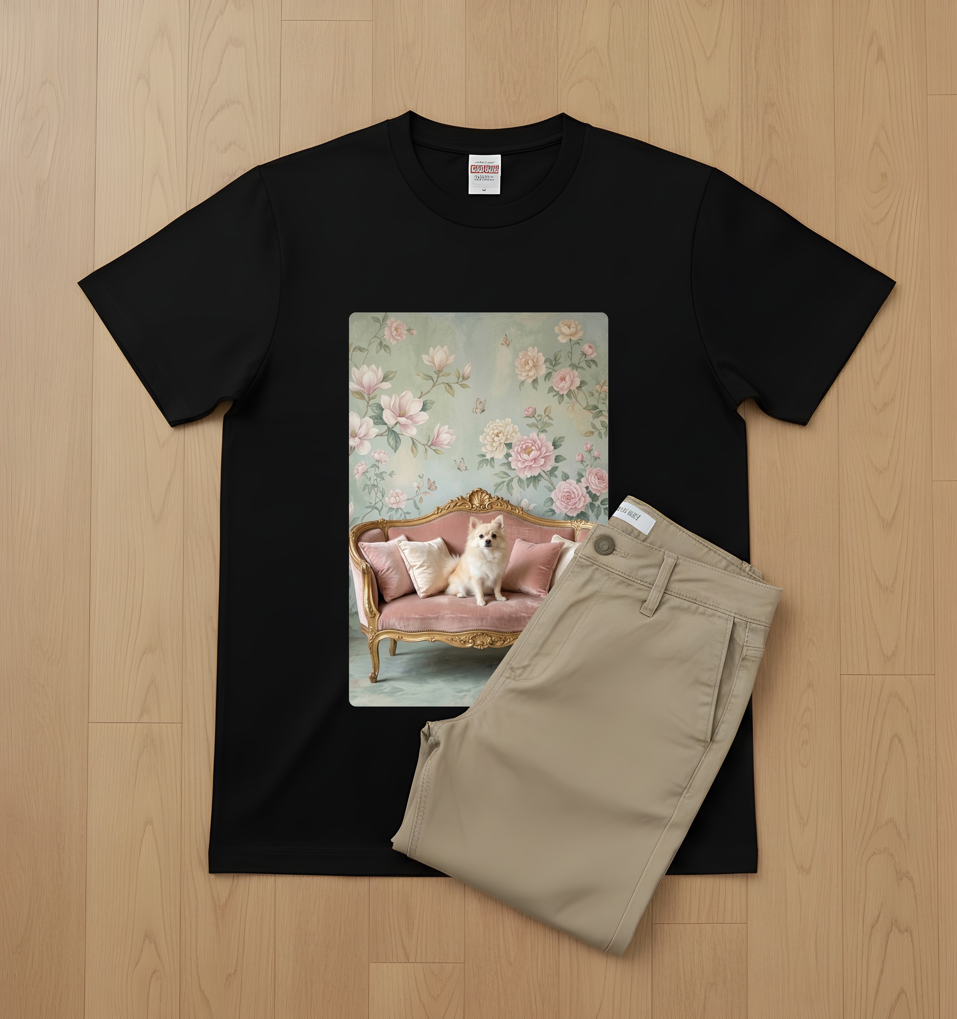 ポメラニアンのTシャツ 2枚目