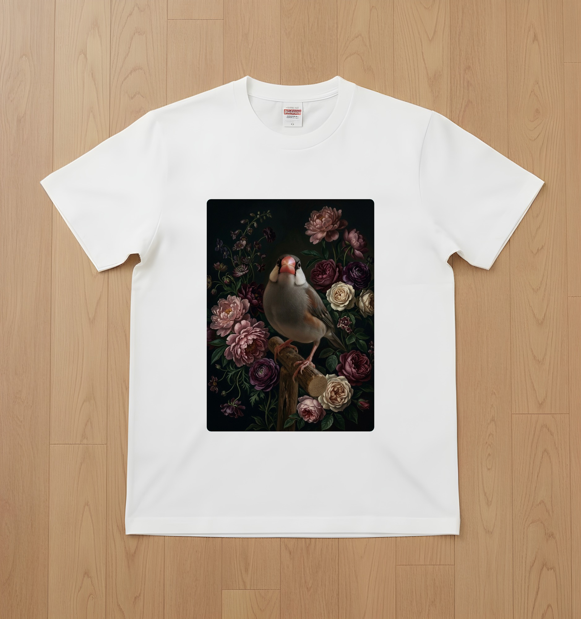 文鳥・ブンチョウのTシャツ 1枚目