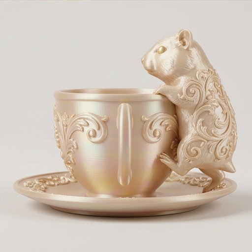 テディベアハムスターのアクセサリートレイ 4枚目