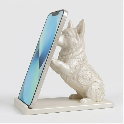 コーギーのスマホスタンド 1枚目