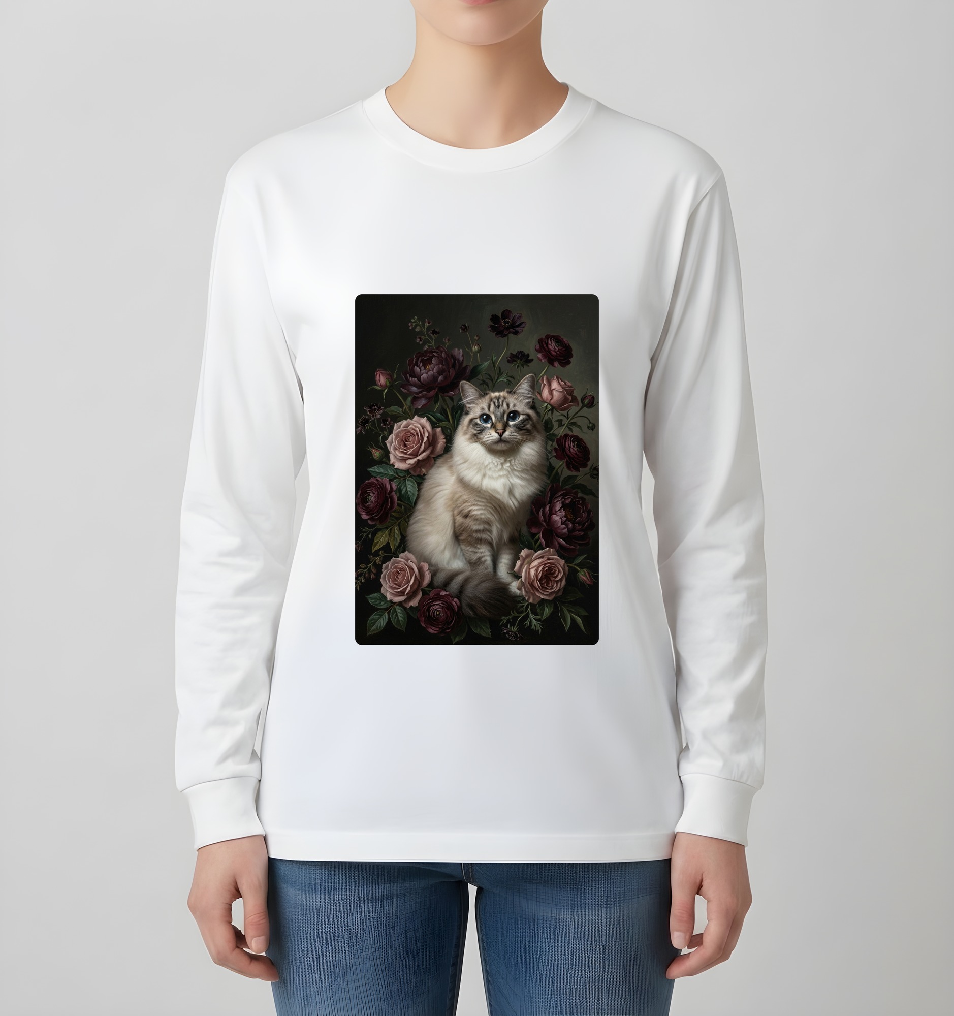 ラグドールの長袖Tシャツ 4枚目