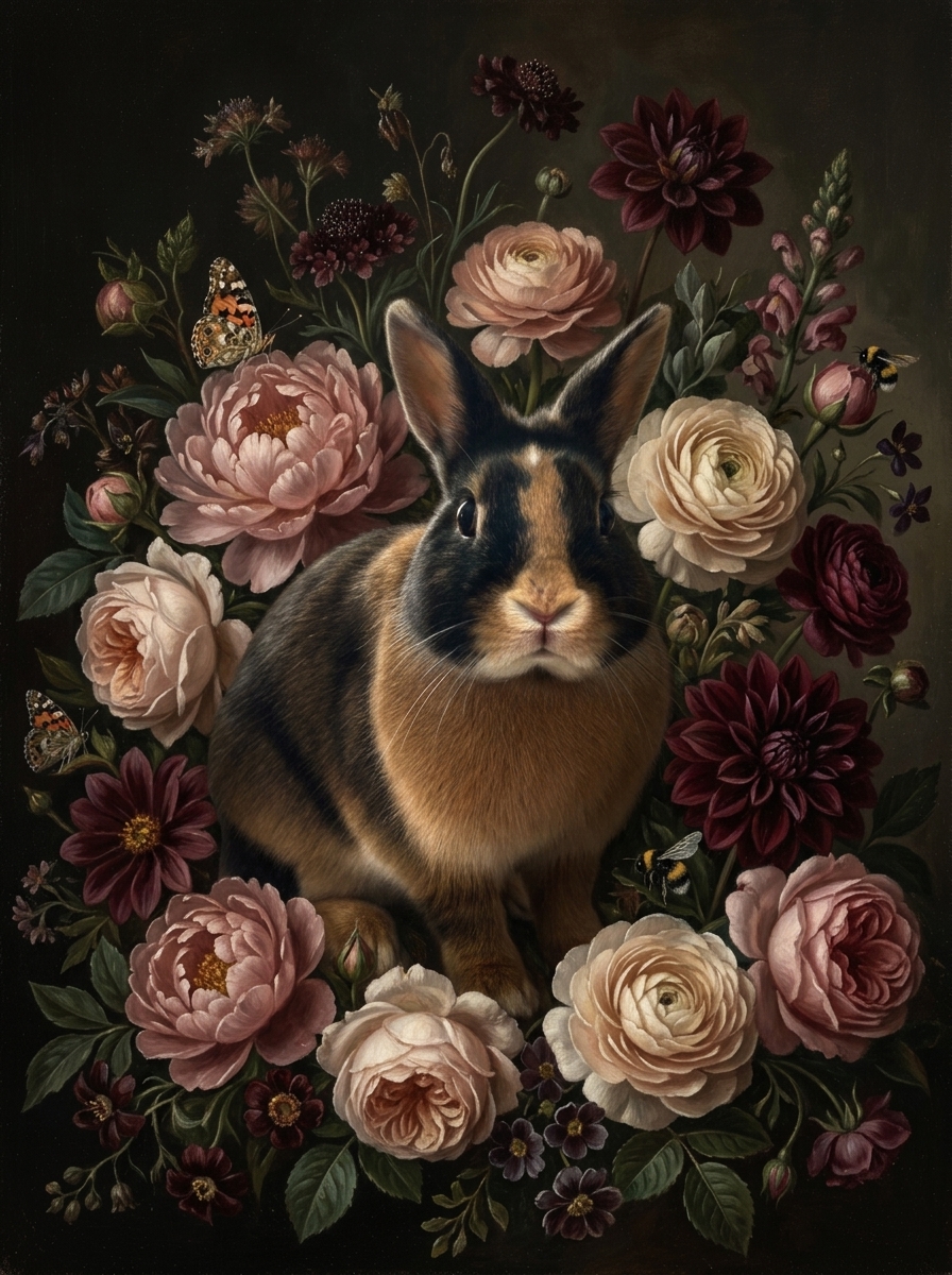 Harlequin rabbit — photo 4