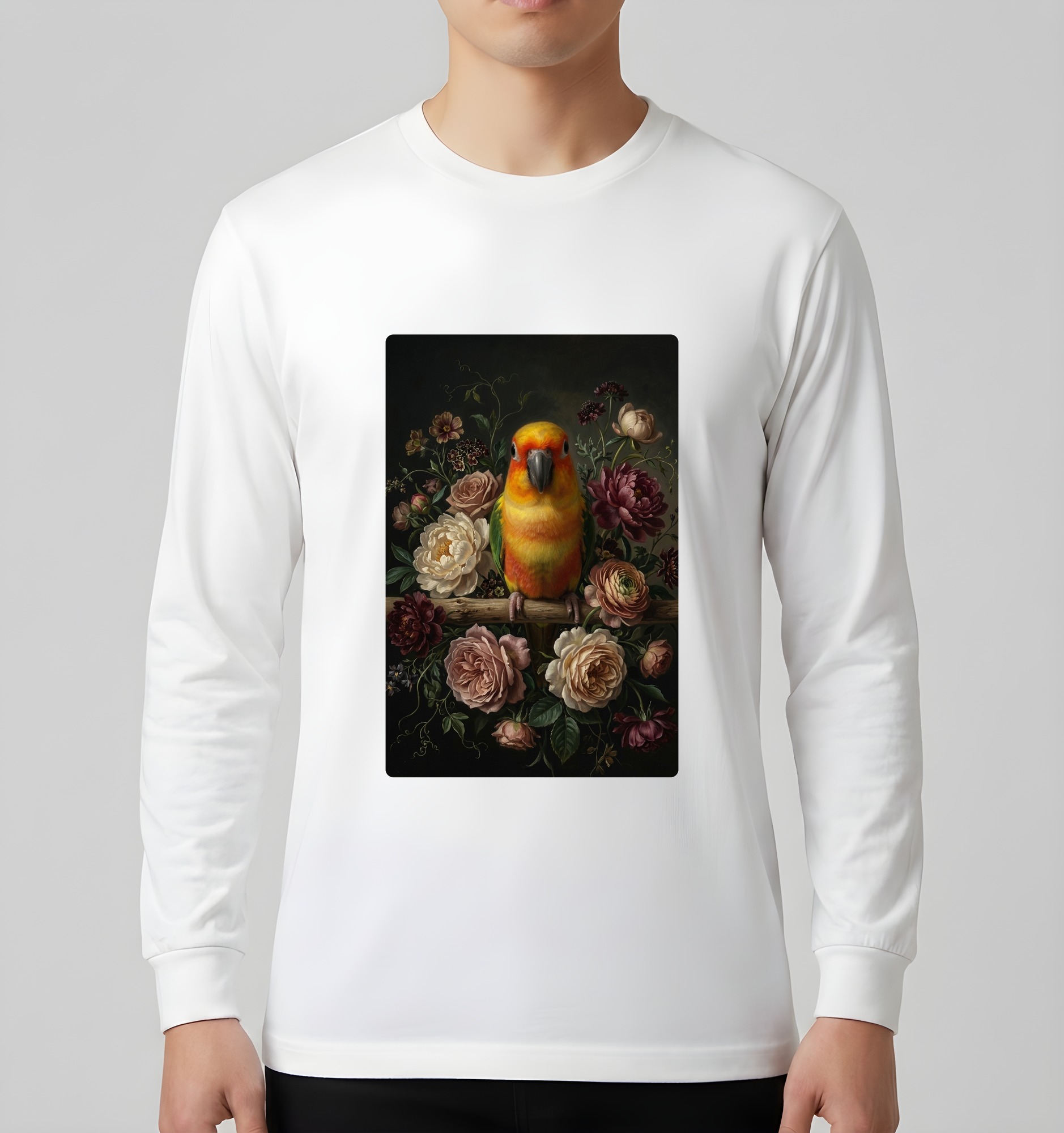 ナナイロメキシコインコの長袖Tシャツ 3枚目