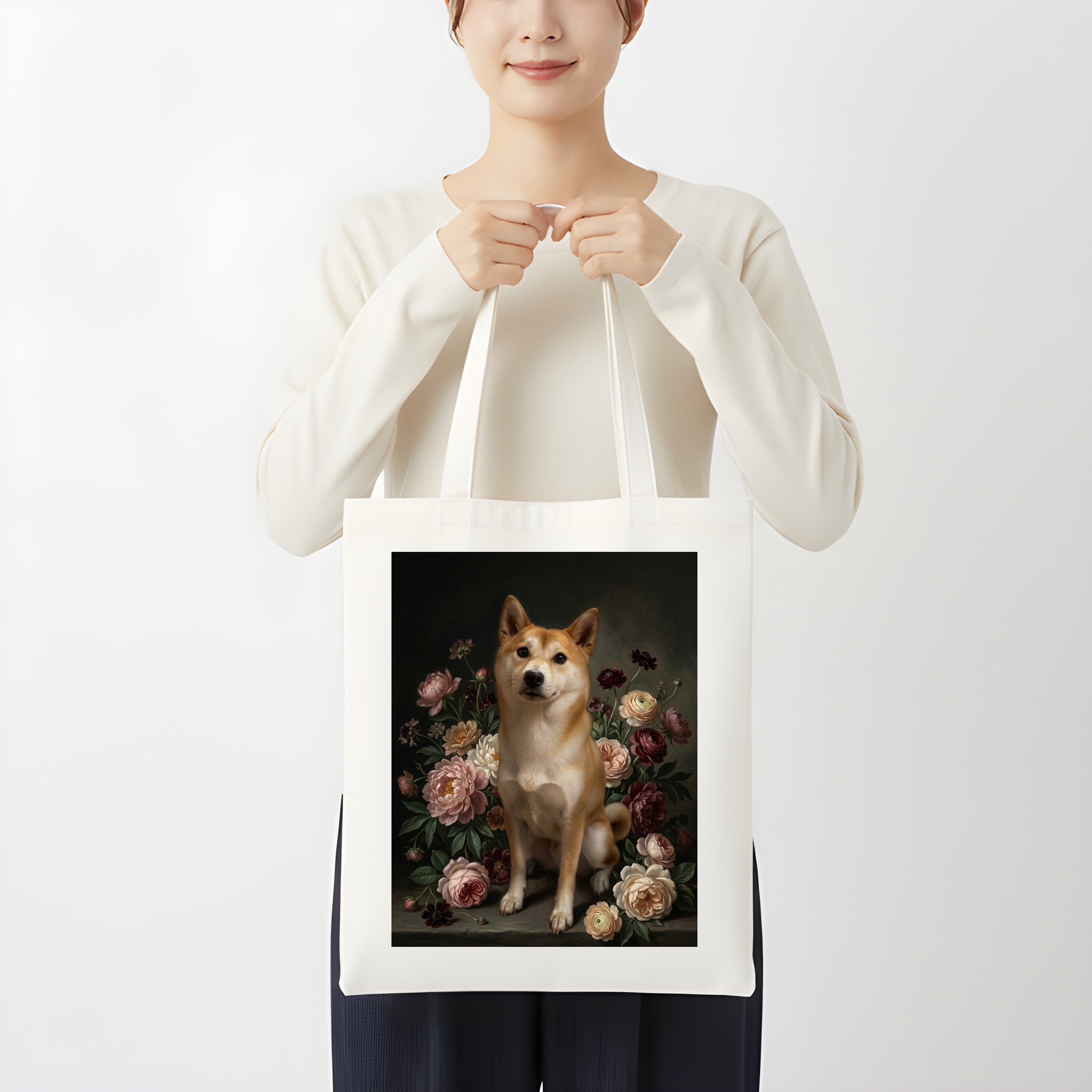 柴犬のトートバッグ 3枚目