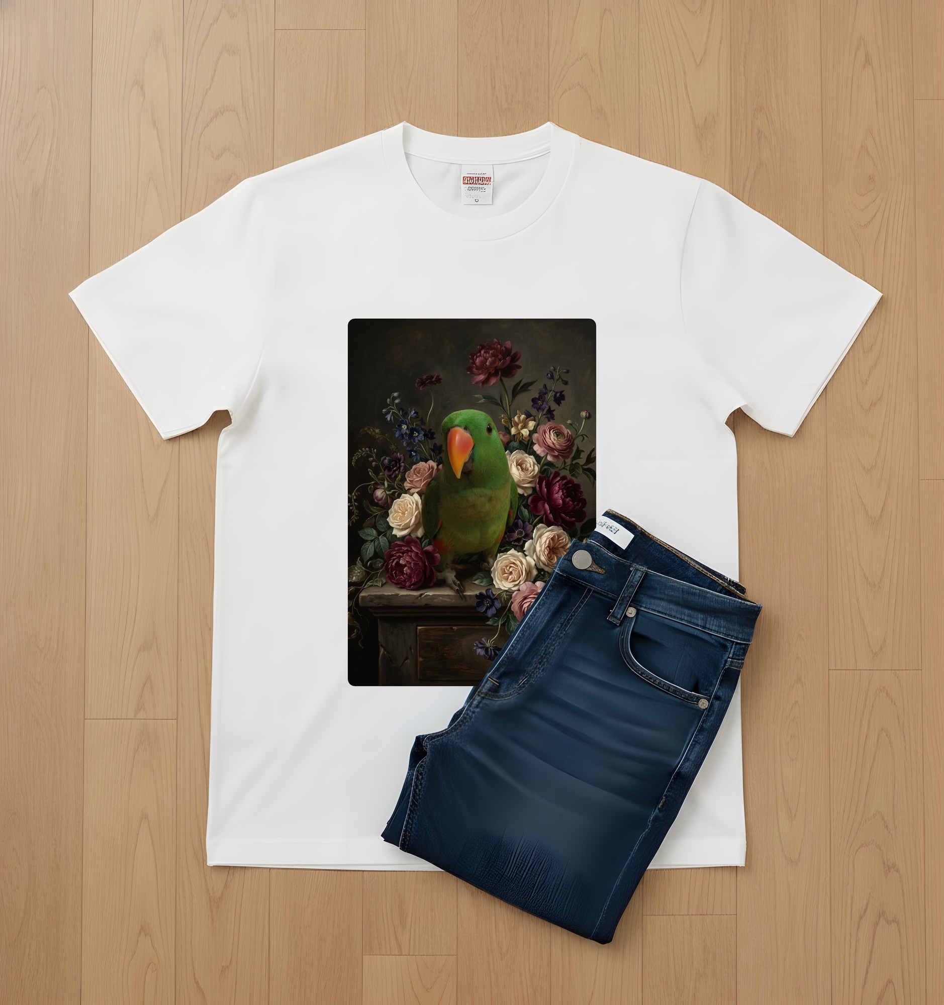 オオハナインコのTシャツ 2枚目