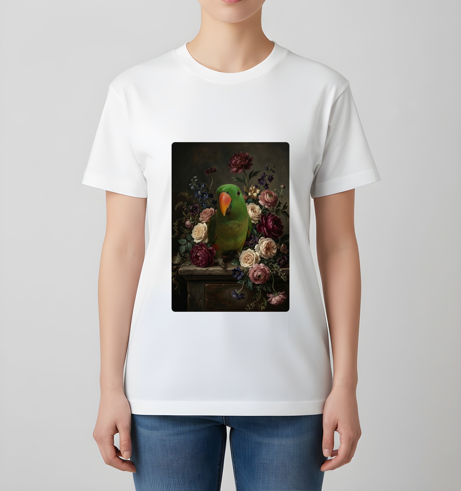 オオハナインコのTシャツ 4枚目