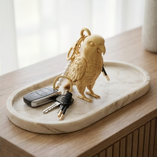 ズグロシロハラインコのキーホルダー 2枚目