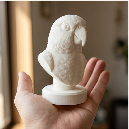 コガネメキシコインコのルネサンス肖像画胸像（2枚目）