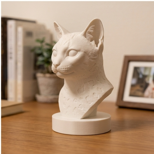 オシキャットの胸像 1枚目