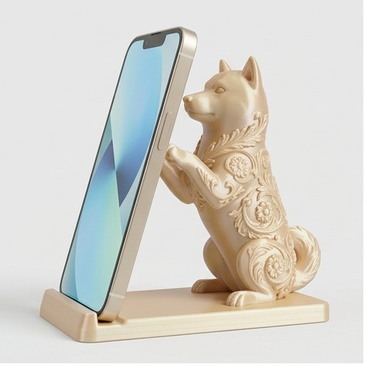 柴犬のスマホスタンド 1枚目