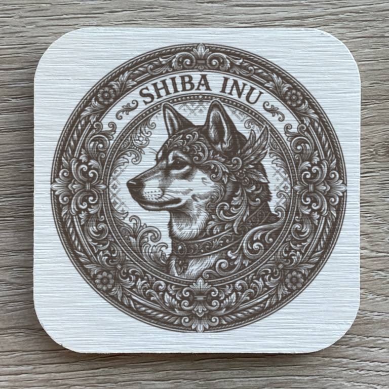 柴犬のコースターセット 1枚目