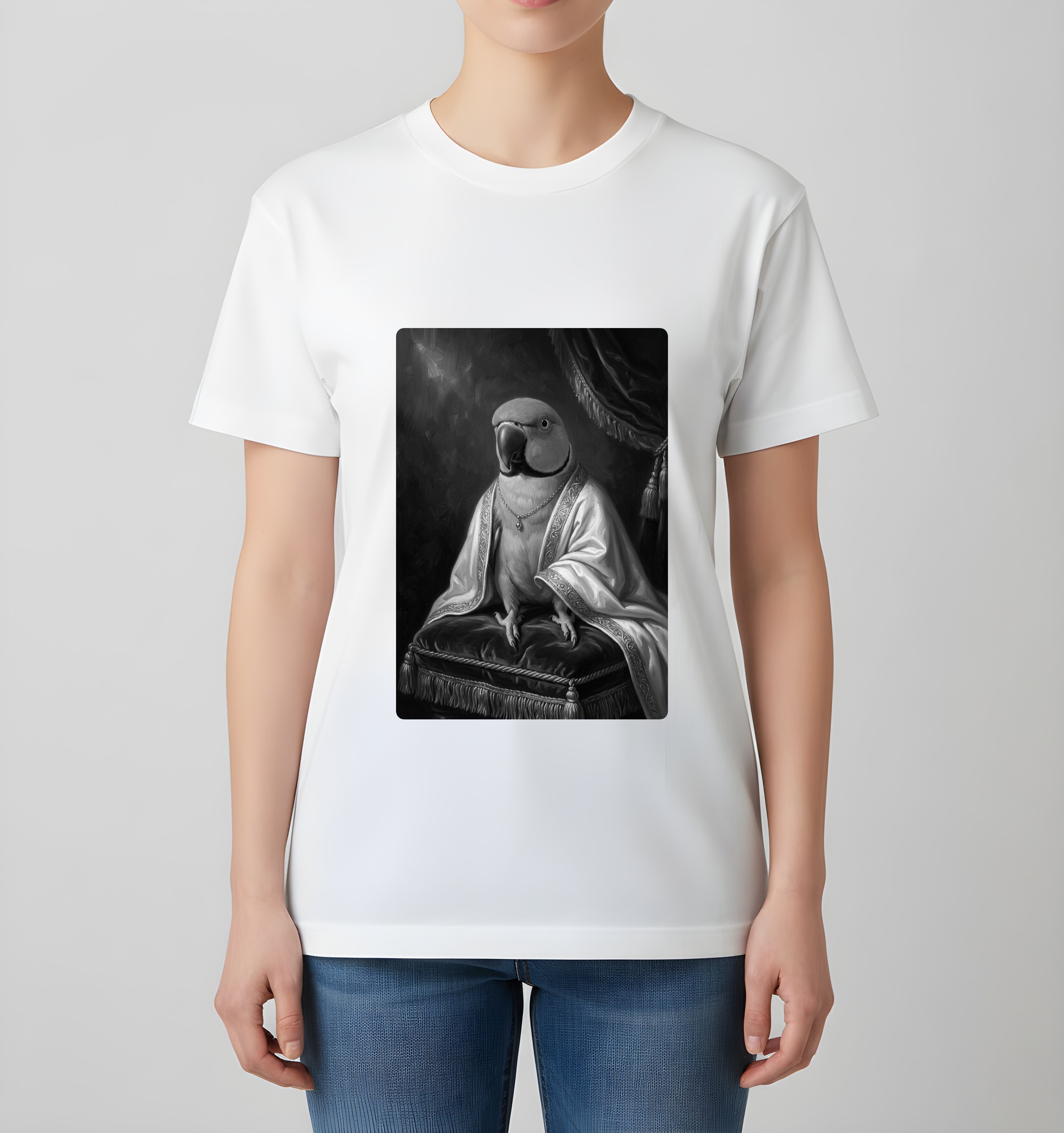 アレクサンドリンインコのTシャツ 4枚目