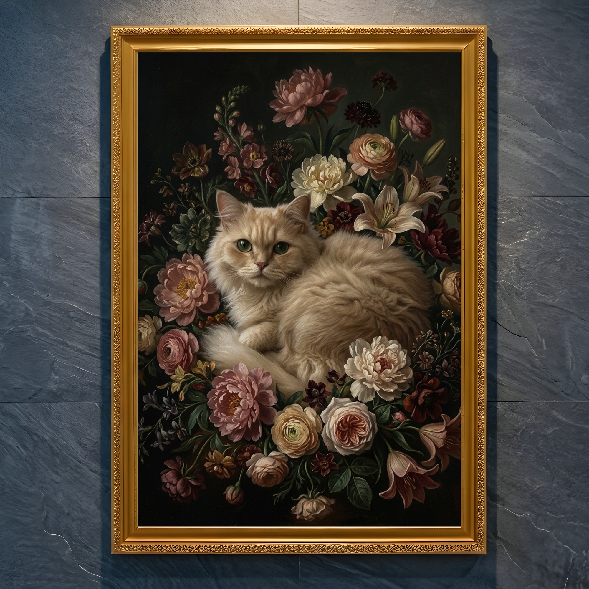 ペルシャ猫の額装プリント 1枚目