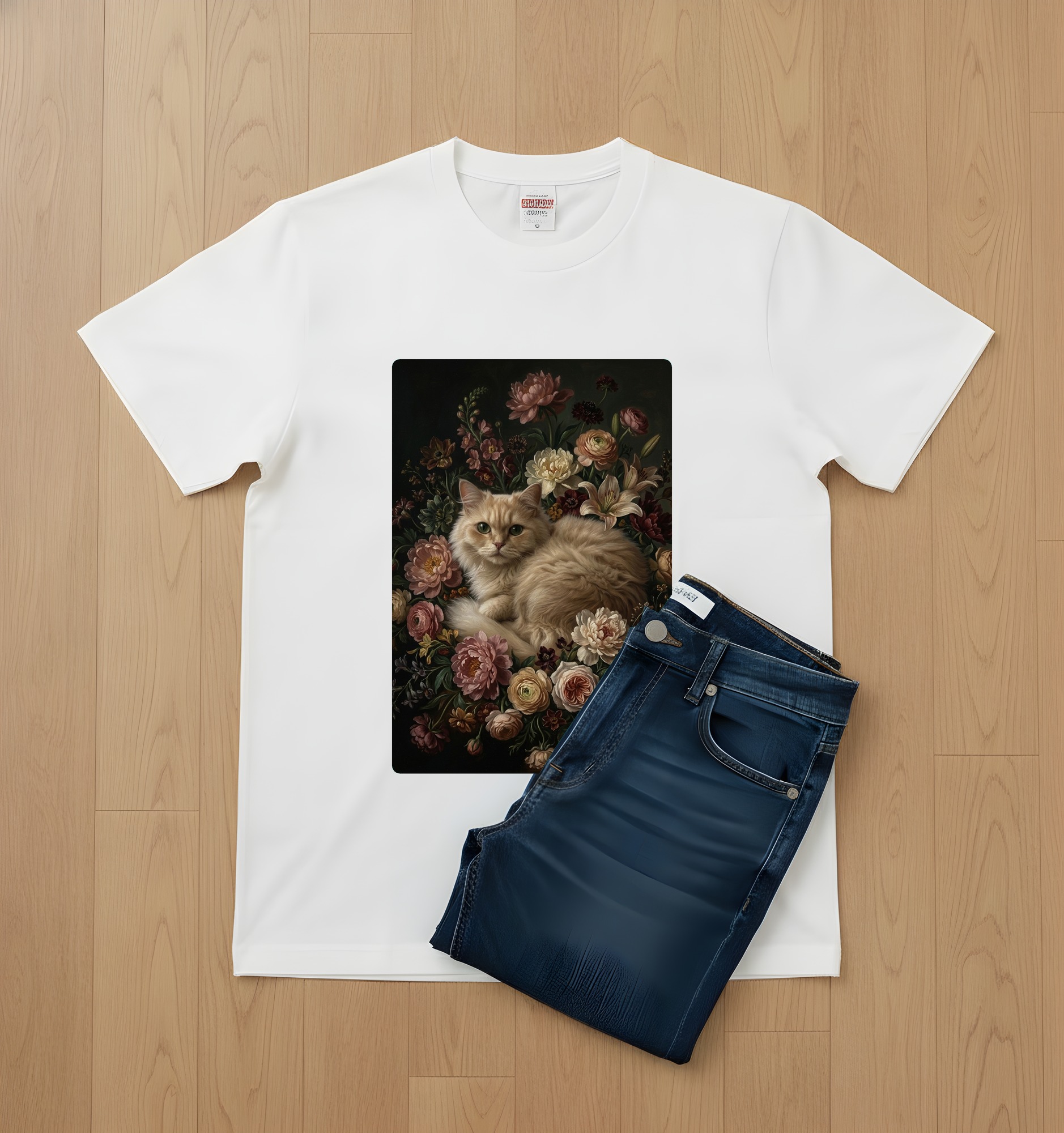 ペルシャ猫のTシャツ 2枚目