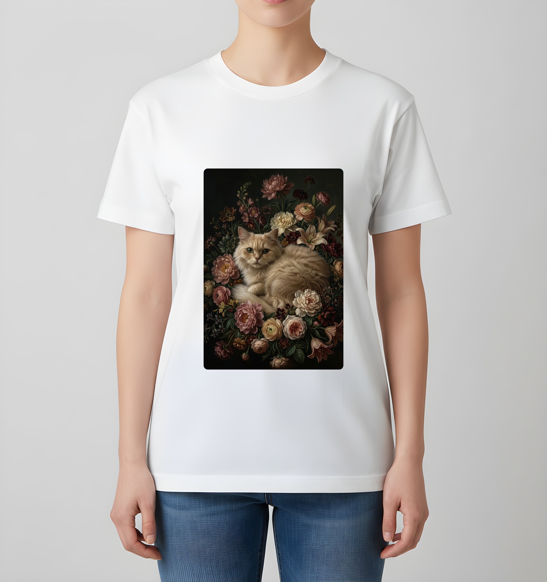 ペルシャ猫のTシャツ 4枚目