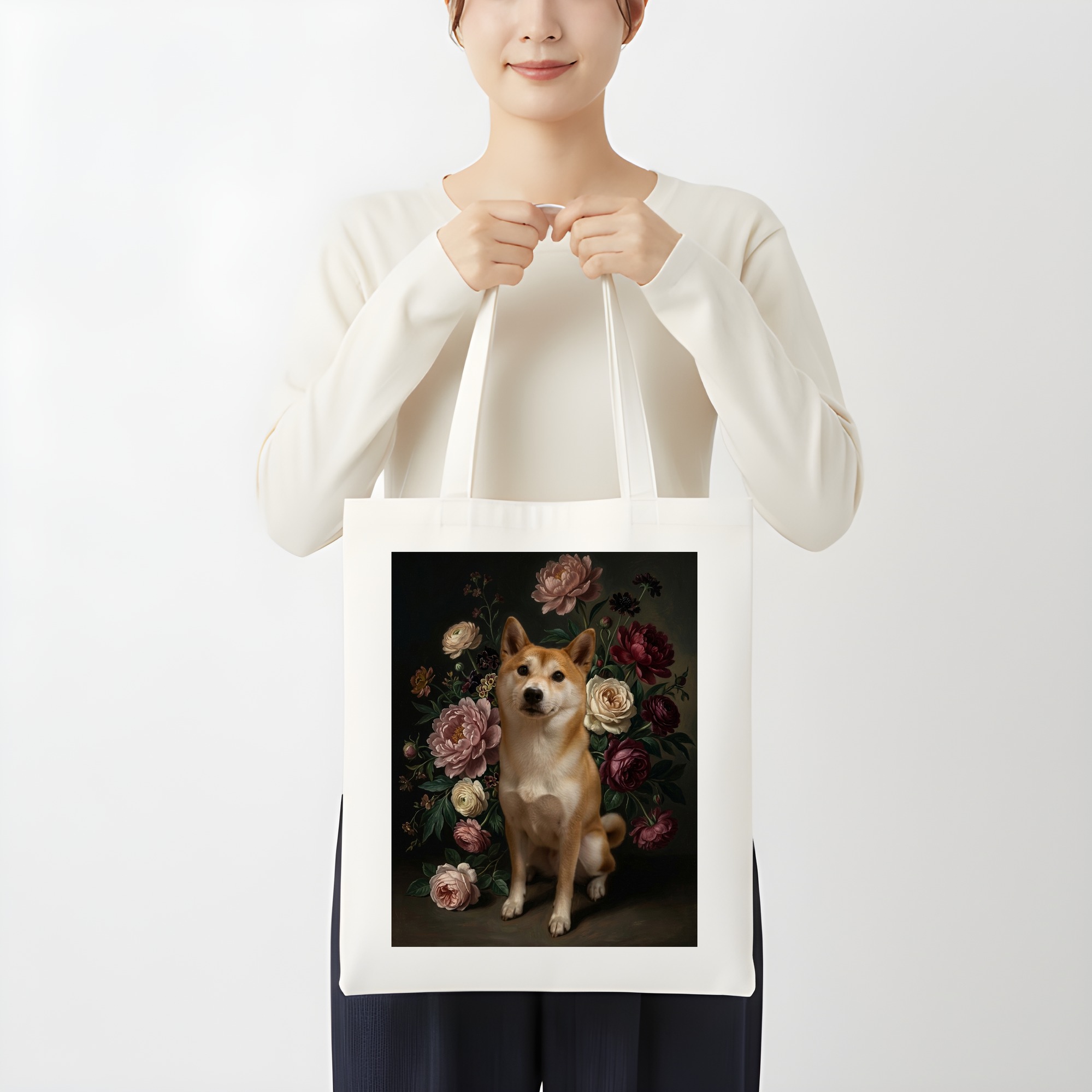 柴犬のトートバッグ 3枚目