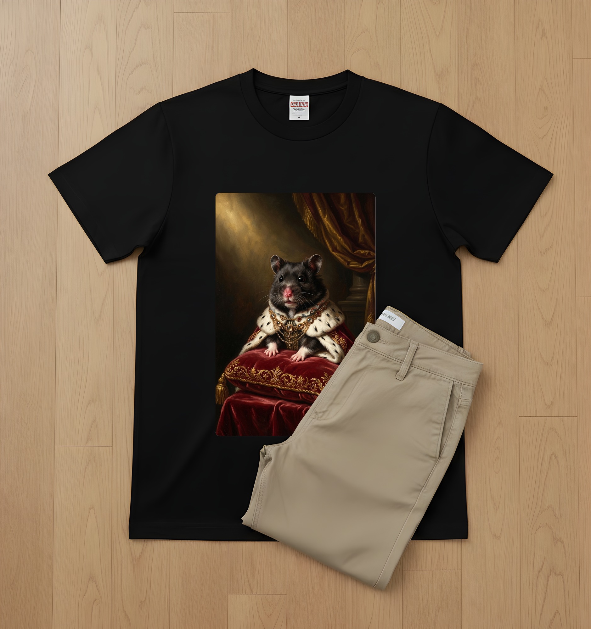 ブラックベアハムスターのTシャツ 2枚目