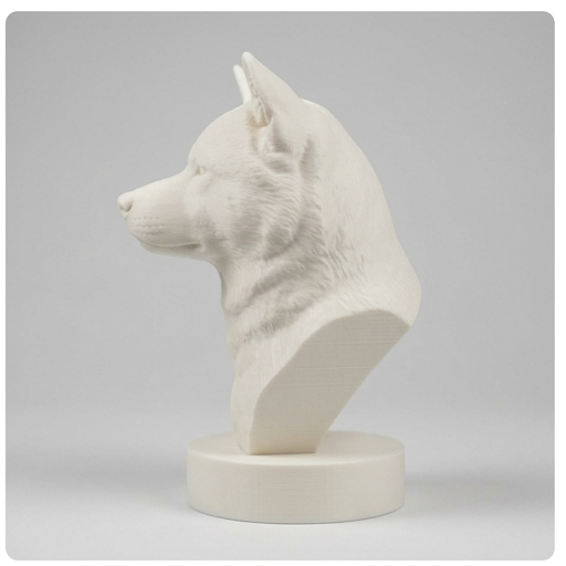 秋田犬のルネサンス肖像画胸像（4枚目）