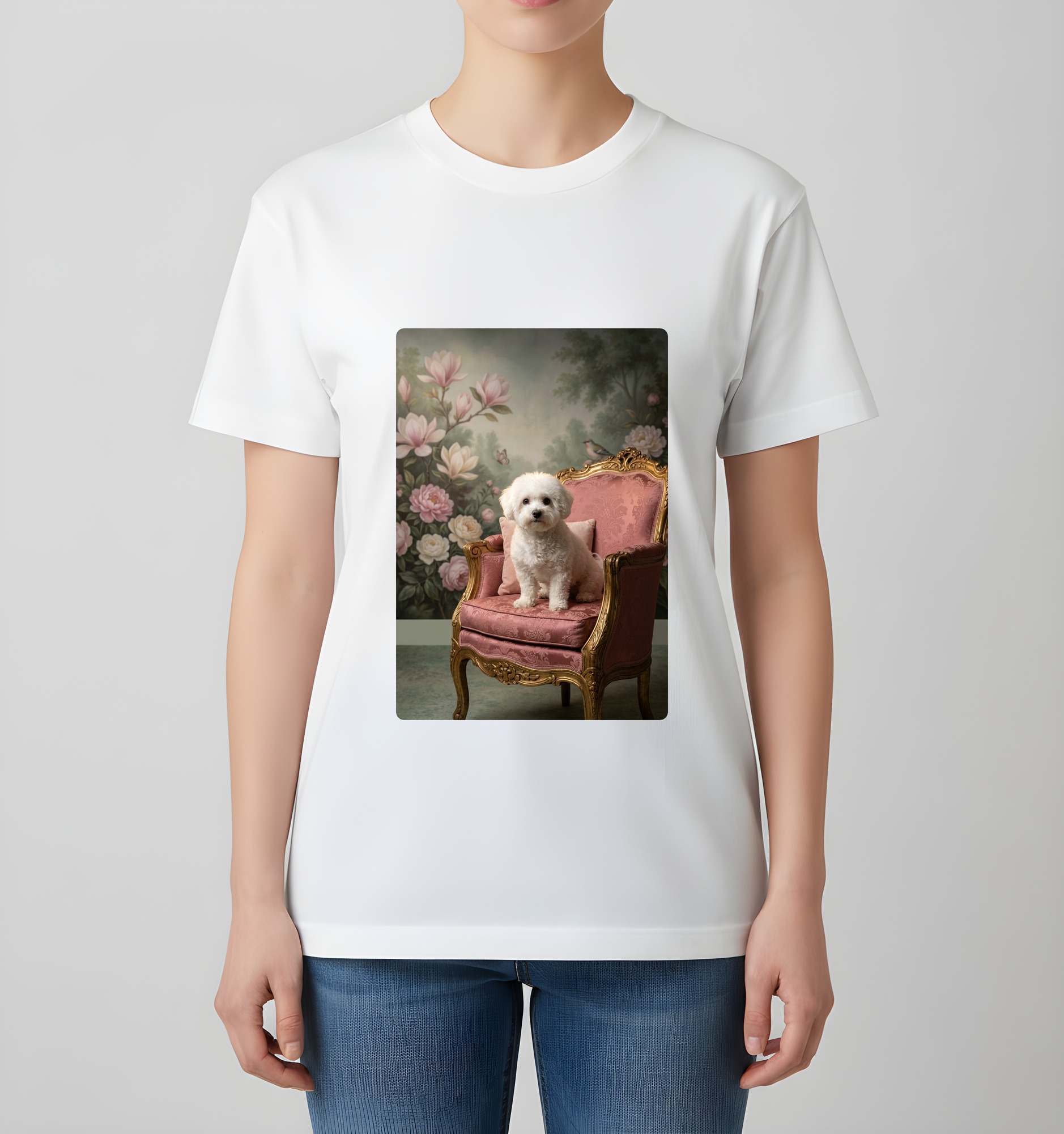 ビションフリーゼのTシャツ 4枚目