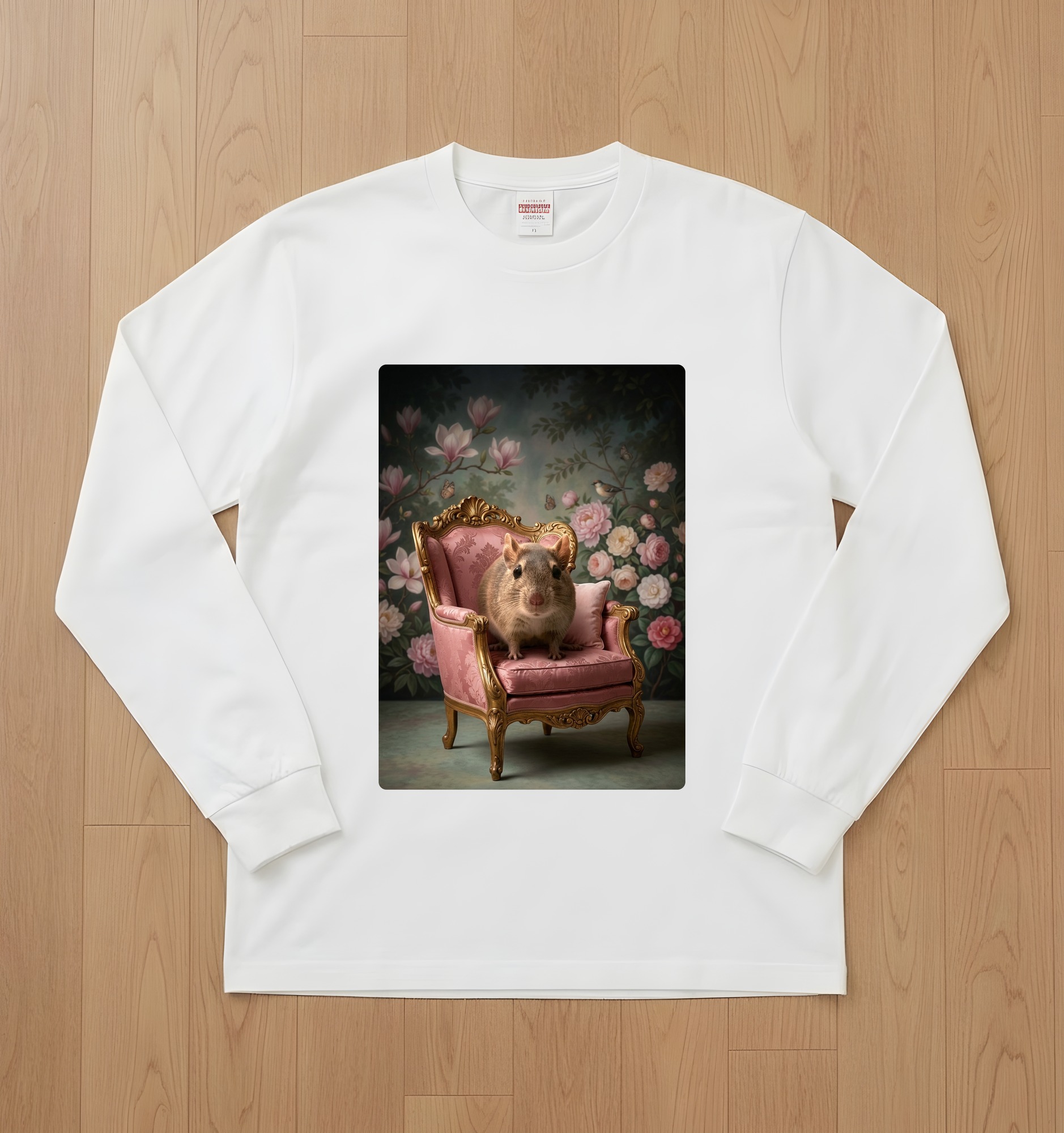 デグーの長袖Tシャツ 1枚目