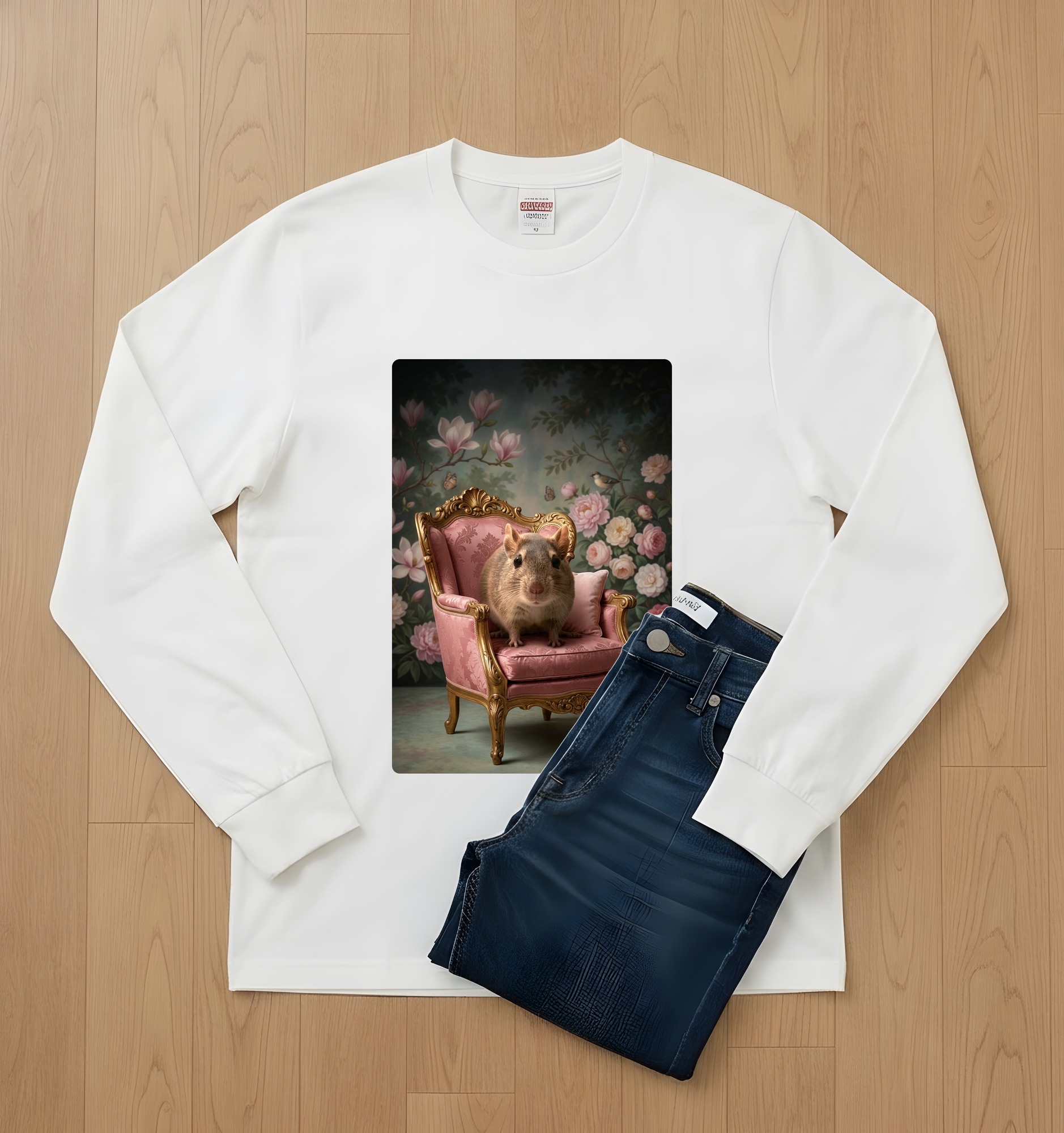 デグーの長袖Tシャツ 2枚目