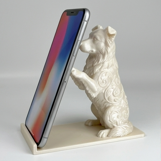 ボーダーコリーのスマホスタンド 1枚目