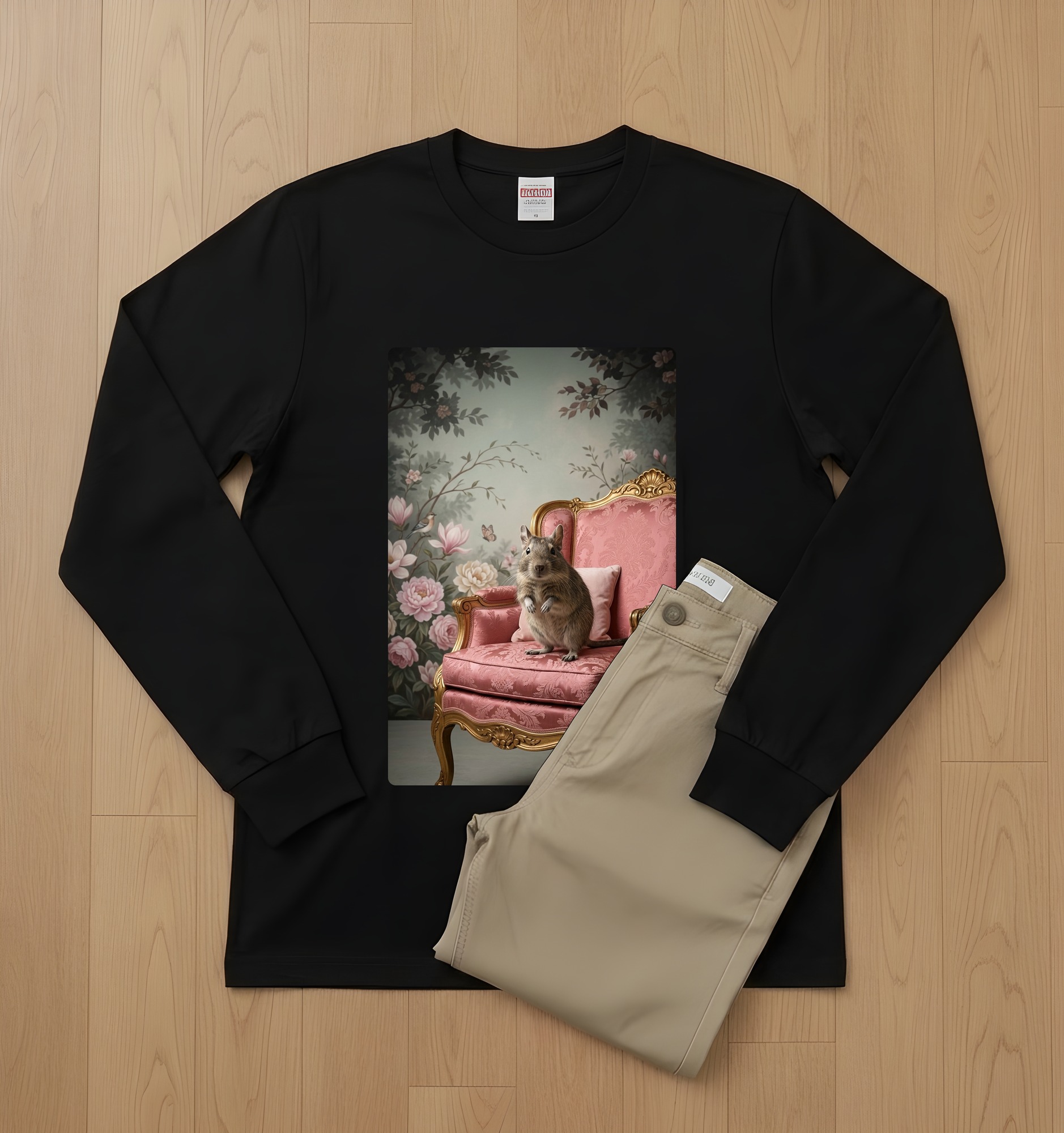 デグーの長袖Tシャツ 2枚目