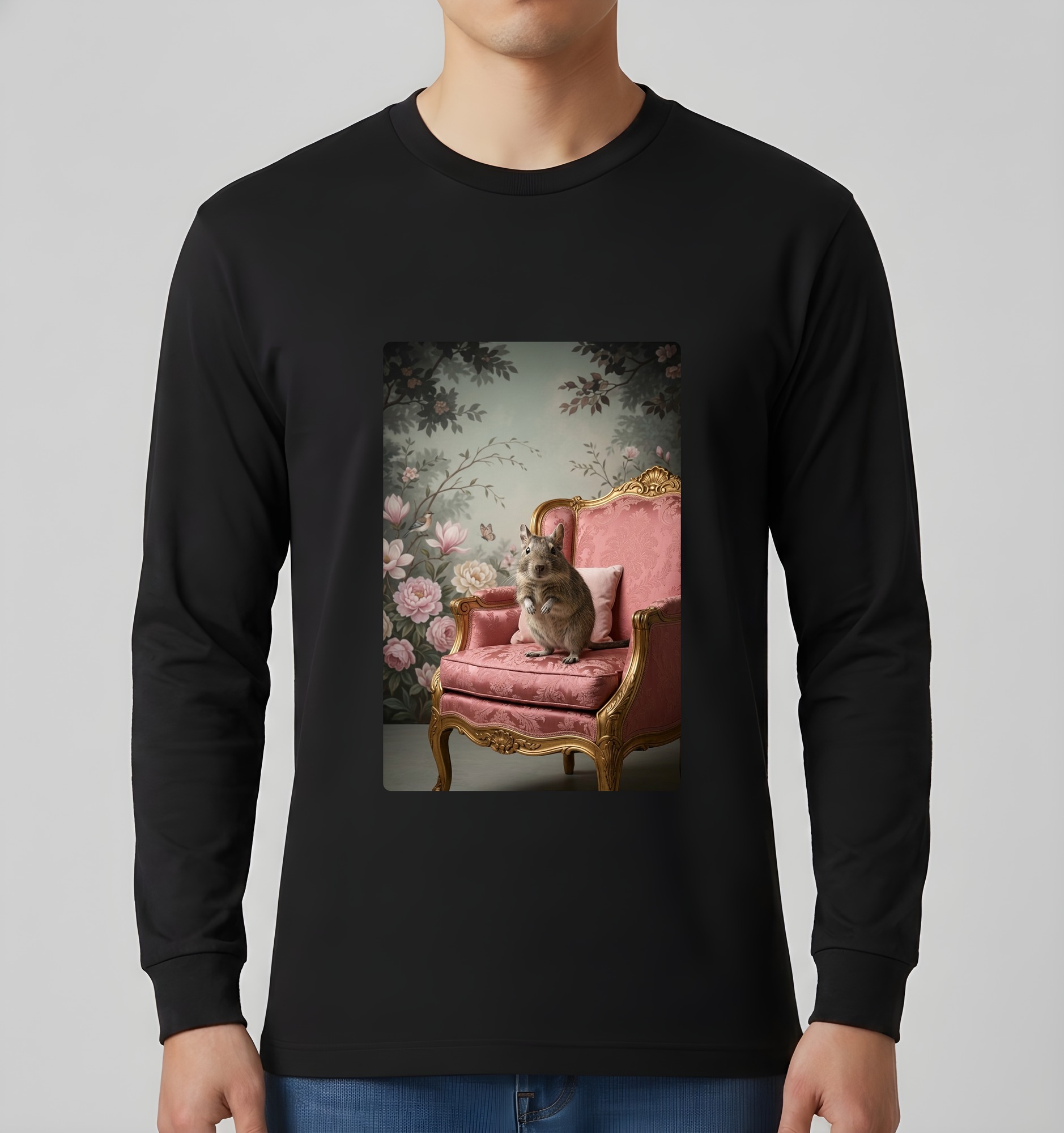 デグーの長袖Tシャツ 3枚目