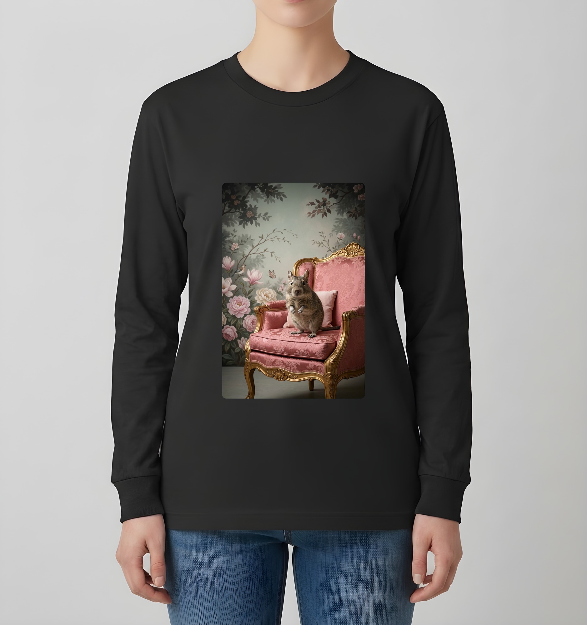 デグーの長袖Tシャツ 4枚目