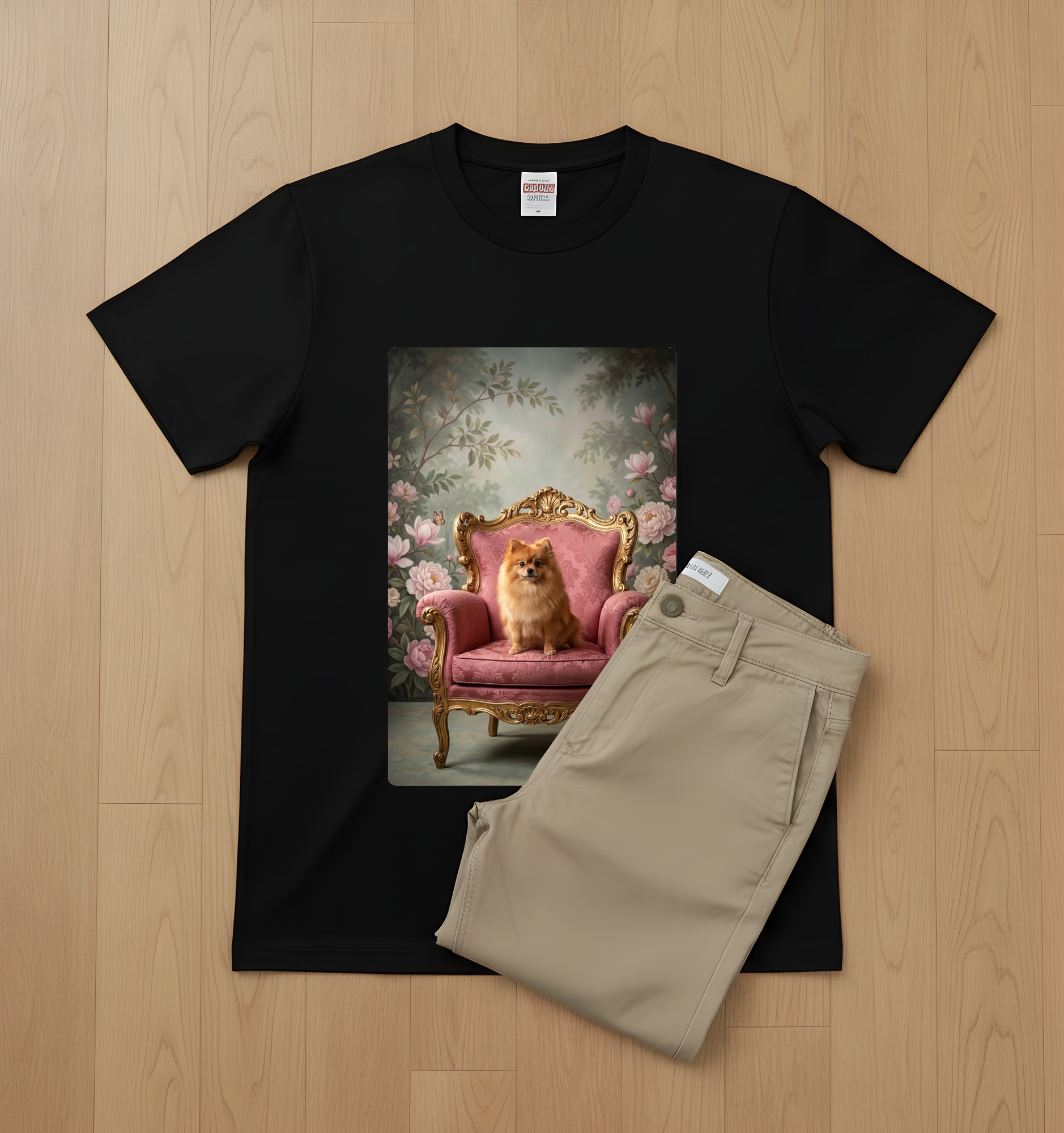 ポメラニアンのTシャツ 2枚目