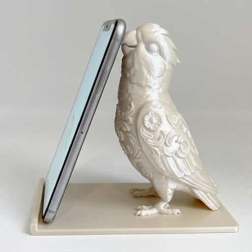 モモイロインコのスマホスタンド 1枚目