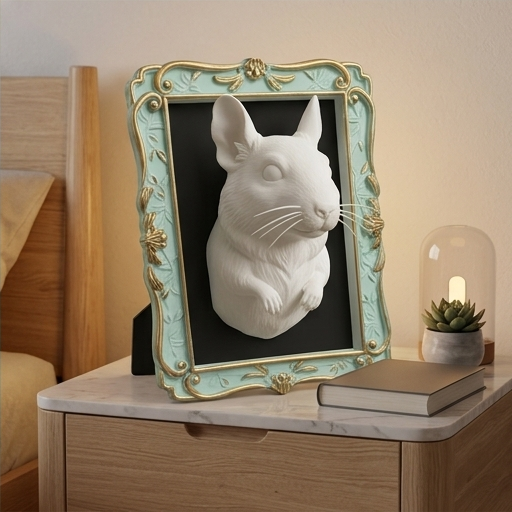 デグーのルネサンス肖像画壁掛けレリーフ