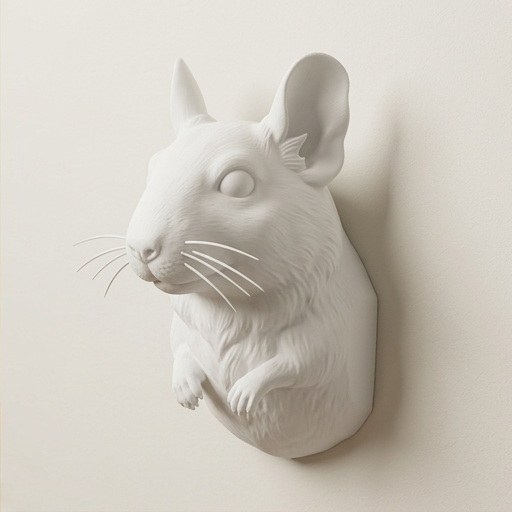 デグーのルネサンス肖像画壁掛けレリーフ(2枚目)