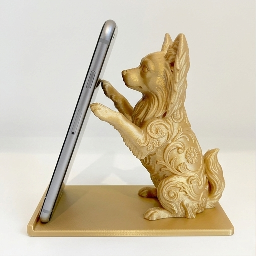 パピヨンのスマホスタンド 1枚目
