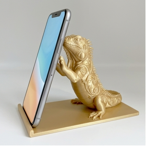 レッドイグアナのスマホスタンド 1枚目