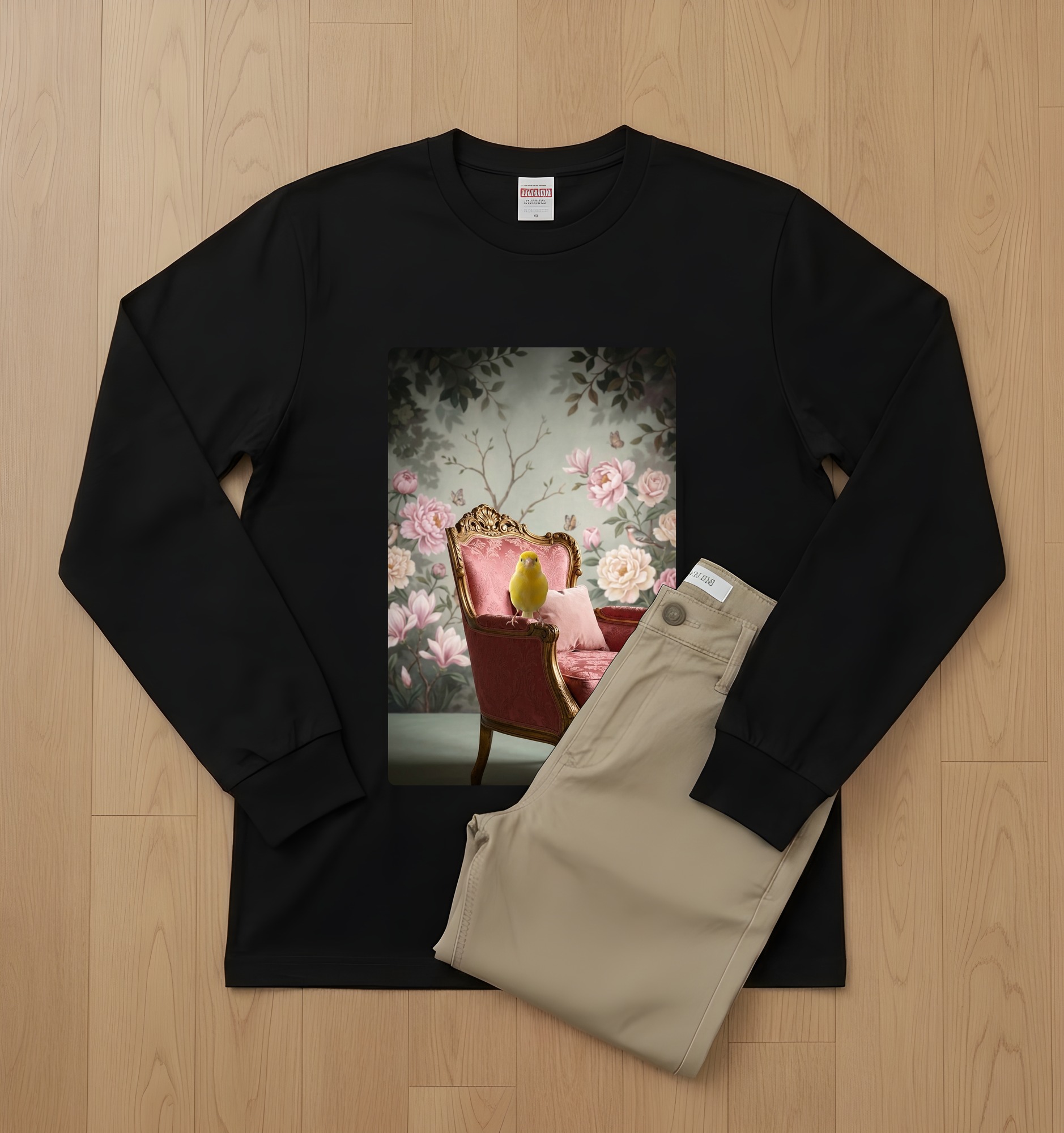 カナリアの長袖Tシャツ 2枚目