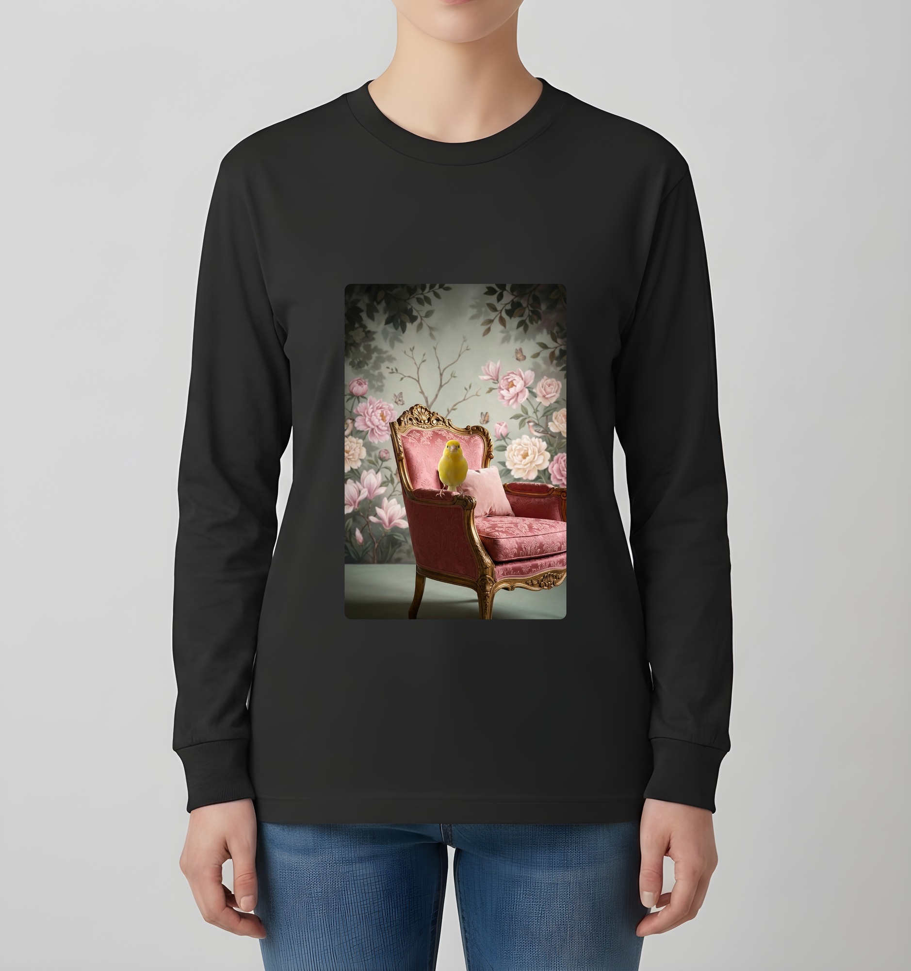 カナリアの長袖Tシャツ 4枚目