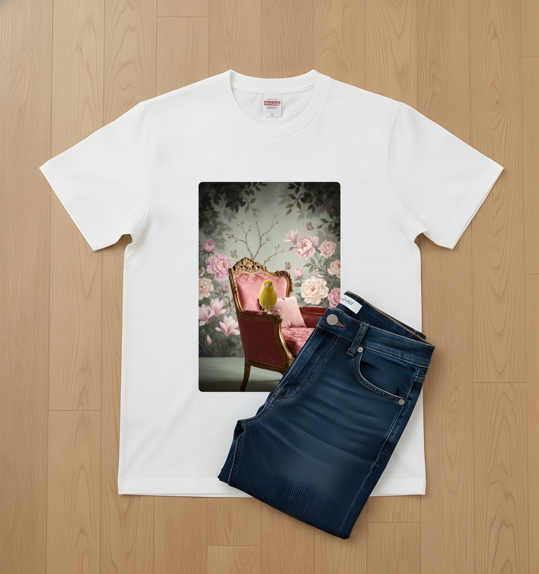 カナリアのTシャツ 2枚目