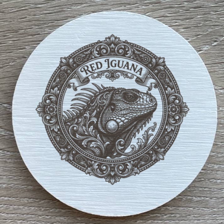 レッドイグアナのコースターセット 2枚目