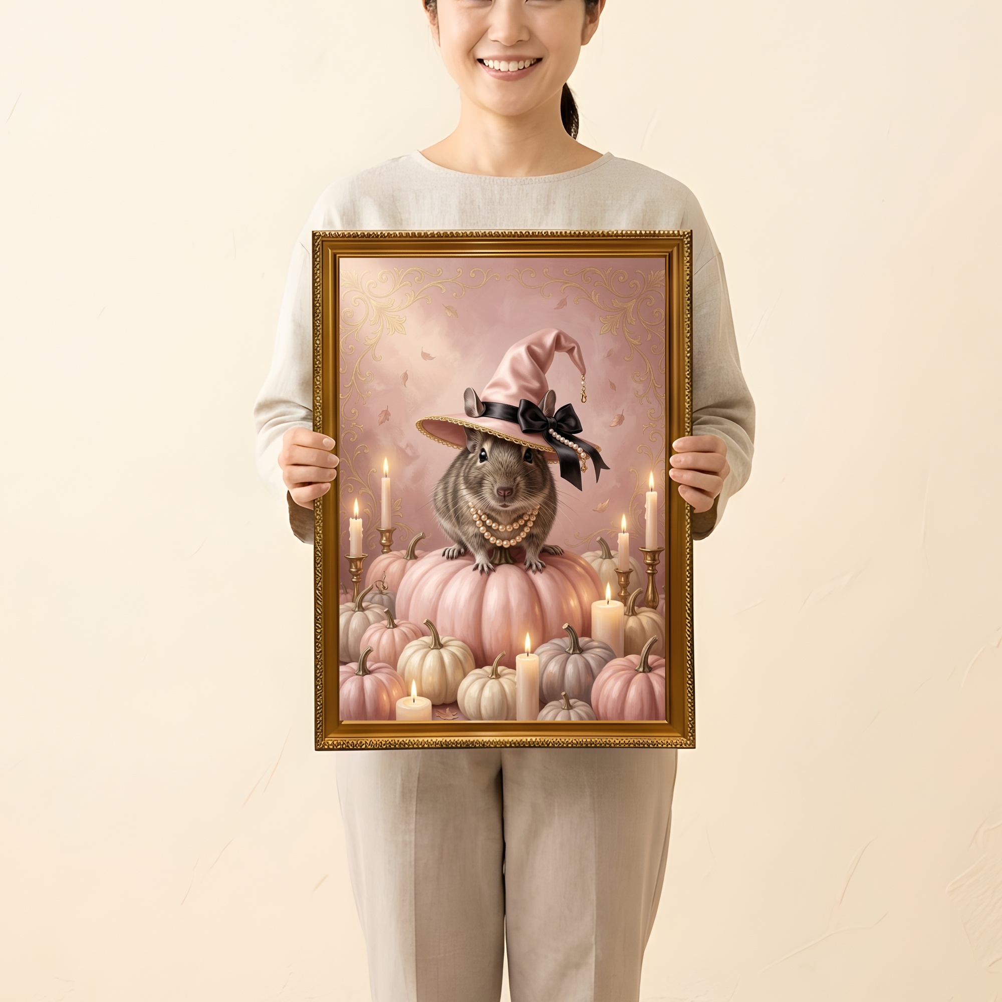 デグーの額装プリント 2枚目