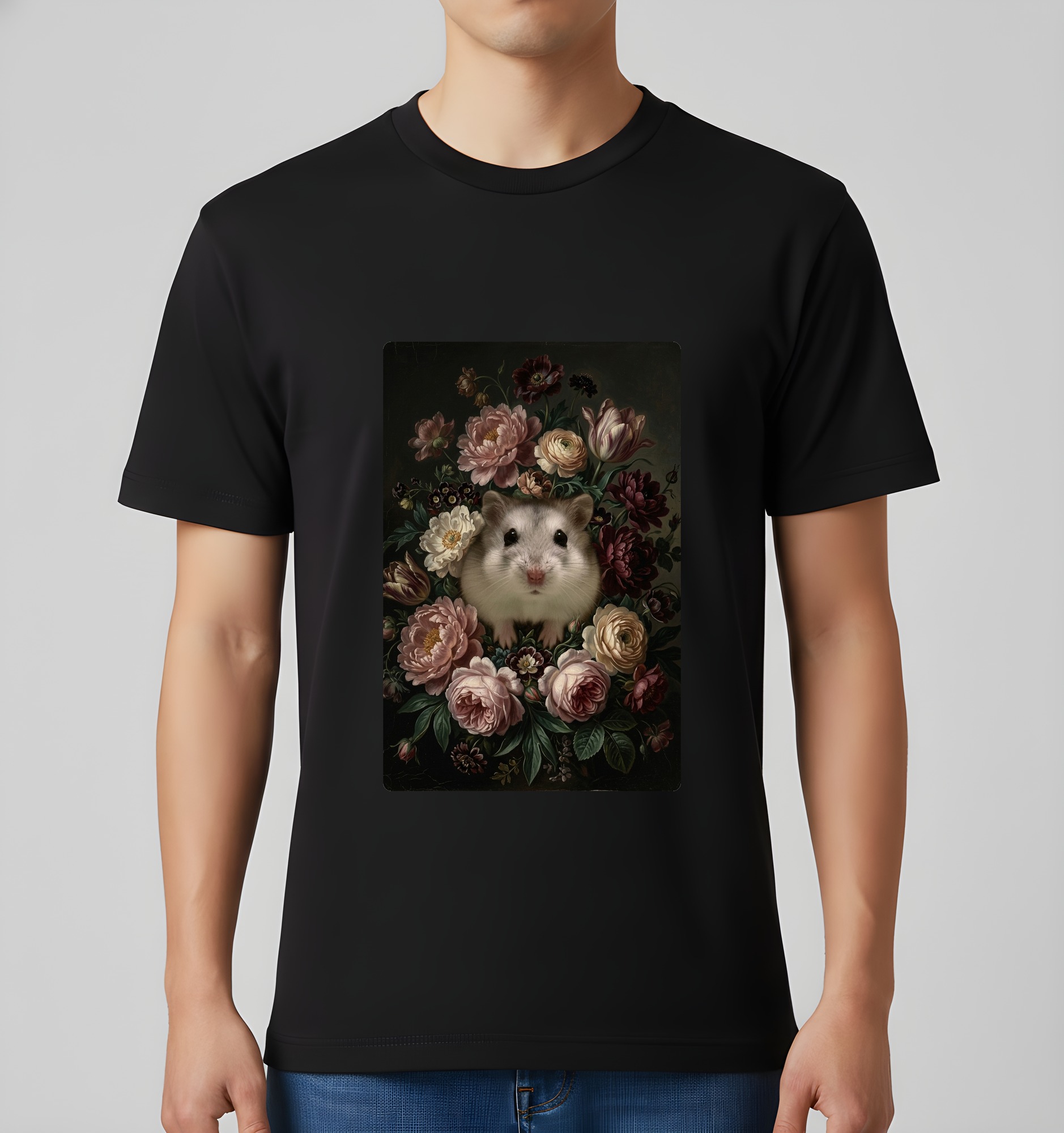 ウィンターホワイトハムスターのTシャツ 3枚目