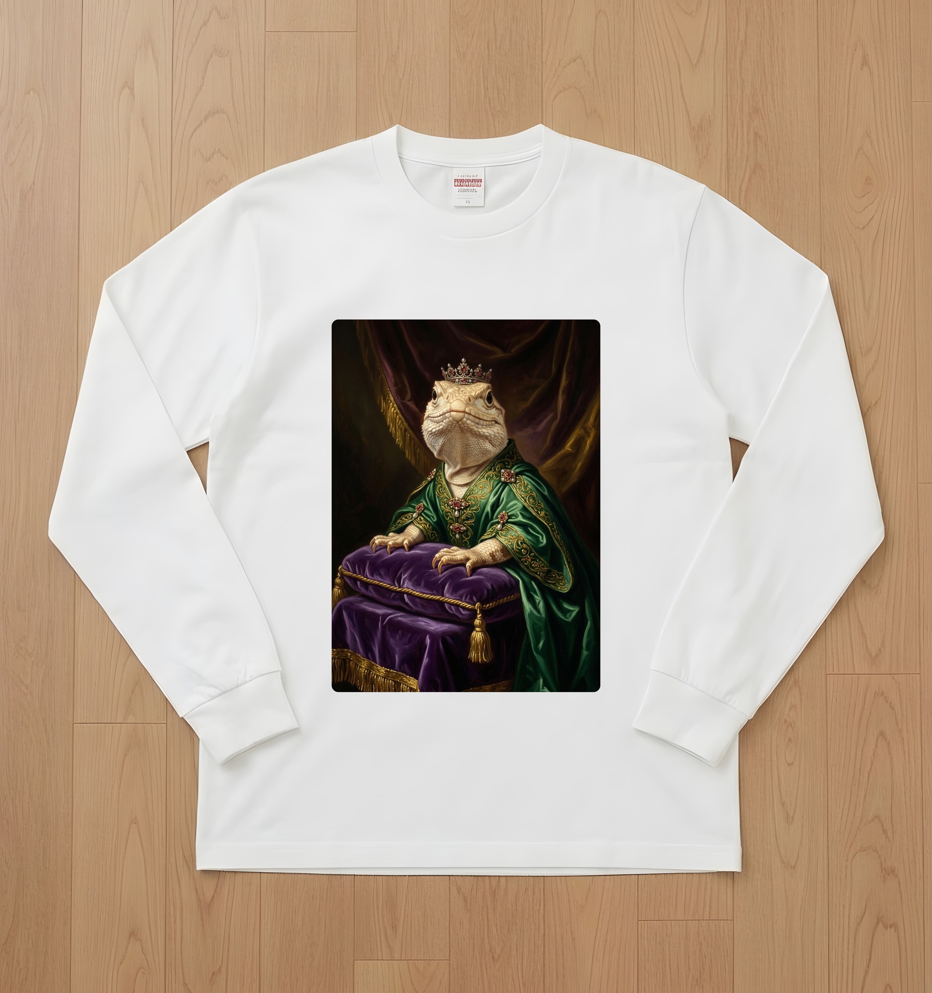 サバクイグアナの長袖Tシャツ 1枚目