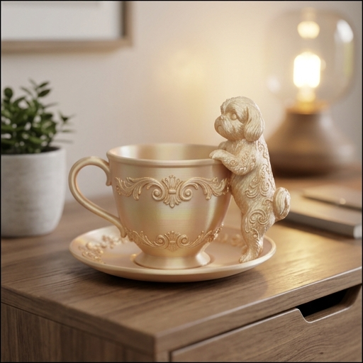 シーズーのアクセサリートレイ 2枚目