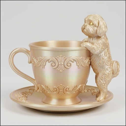 シーズーのアクセサリートレイ 3枚目