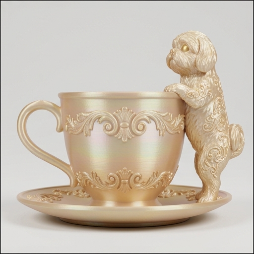 シーズーのアクセサリートレイ 4枚目
