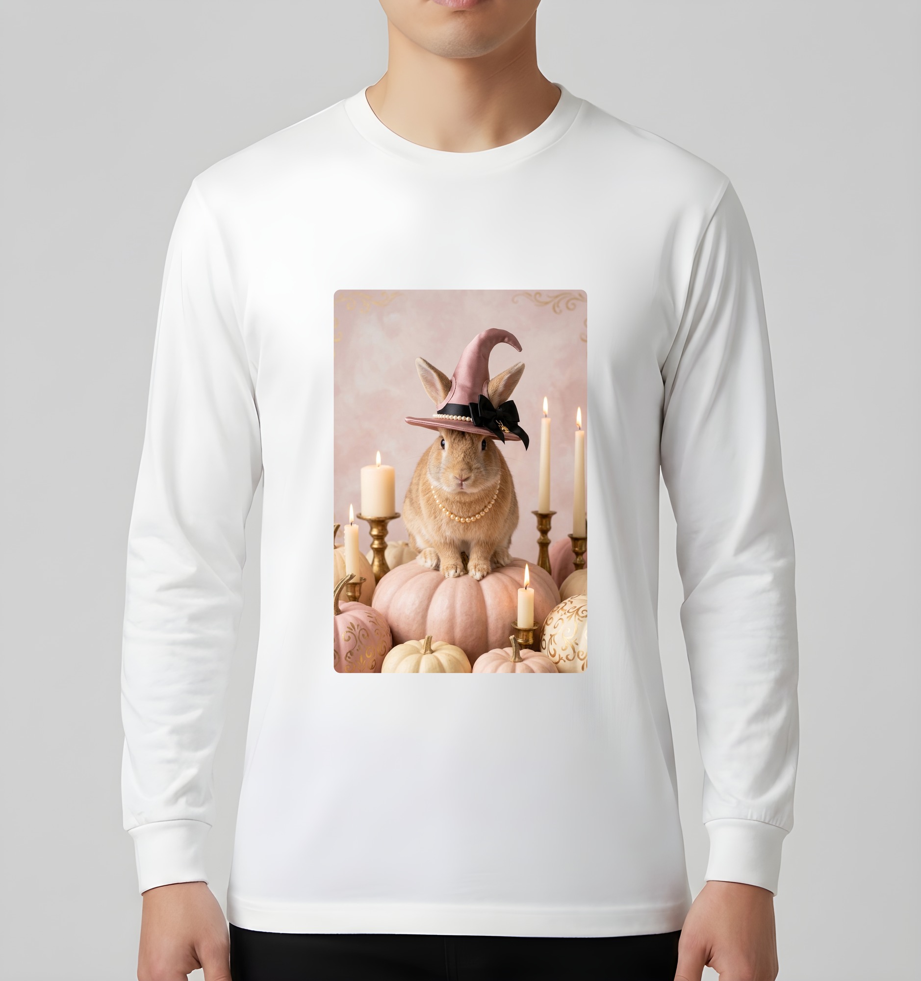 フレミッシュジャイアントの長袖Tシャツ 3枚目