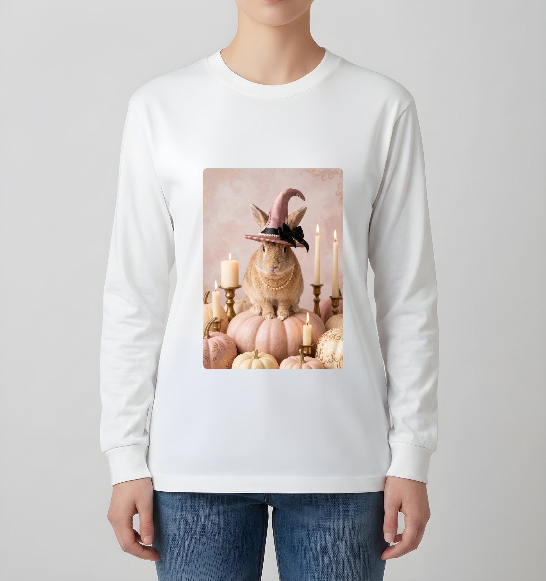 フレミッシュジャイアントの長袖Tシャツ 4枚目
